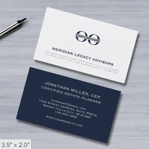 Carte De Visite Logo personnalisé simple