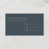 Carte De Visite Logo personnalisé simple et moderne (Devant)