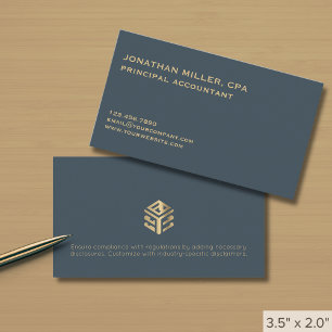 Carte De Visite Logo personnalisé simple et moderne