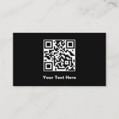 Carte De Visite Logo personnalisé Social Media Gold QR Code modern (Dos)