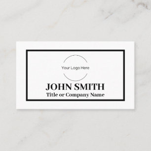 Carte De Visite Logo personnalisé socialite moderne site de courri