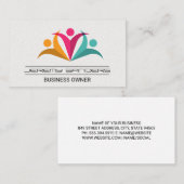 Carte De Visite Logo Personnel d'entreprise (Devant / Derrière)