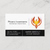 Carte De Visite Logo Phoenix Bird (Devant)