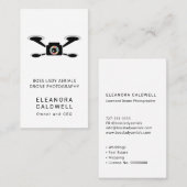 Carte De Visite Logo photo aérienne drone (Devant / Derrière)