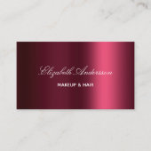 Carte De Visite Logo photo bourguignonne élégant (Devant)