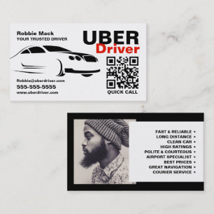 Carte De Visite Logo, photo, Conducteur Uber, Tarifs