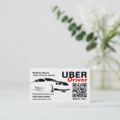 Carte De Visite Logo, photo, Conducteur Uber, Tarifs (Debout devant)