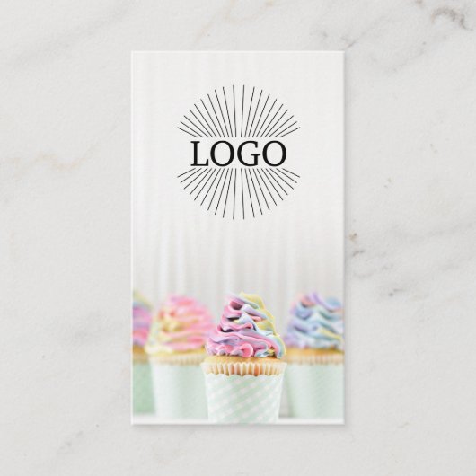 Carte De Visite Logo photo du produit Code QR (Devant)