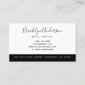 Carte De Visite Logo photo Nail Tech (Dos)