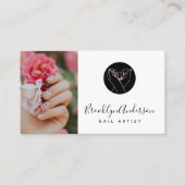 Carte De Visite Logo photo Nail Tech (Devant)
