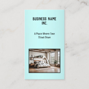 Carte De Visite Logo photo personnalisée de la ferme QR