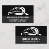 Carte De Visite Logo Pièces auto | Performances (Devant / Derrière)