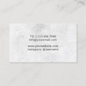 Carte De Visite Logo Pilates d'arbre d'or d'instructeur de yoga (Dos)