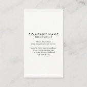 Carte De Visite Logo pinte de bière (Dos)