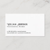 Carte De Visite Logo Poles de magasin de barbier | Outils de coupe (Dos)