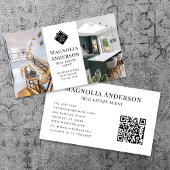 Carte De Visite Logo Portefeuille Photos Agent Immobilier