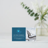 Carte De Visite Logo pour dentiste | Directeur du bureau dentaire (Debout devant)