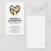 Carte De Visite Logo pour dents étincelantes | Dentistère (Devant / Derrière)