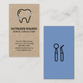 Carte De Visite Logo pour dents étincelantes | Outils dentaires (Devant / Derrière)