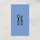 Carte De Visite Logo pour dents étincelantes | Outils dentaires (Dos)