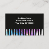 Carte De Visite Logo pour les femmes | Aquarelle (Dos)