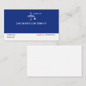 Carte De Visite Logo préhistorique Oeuf et logo d'oiseaux (Devant / Derrière)