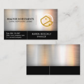 Carte De Visite Logo Pro Real Estate | Maisons (Devant / Derrière)