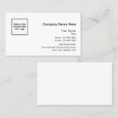 Carte De Visite Logo professionnel (Devant / Derrière)