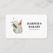 Carte De Visite Logo professionnel de boulangerie fraîche moderne (Devant)