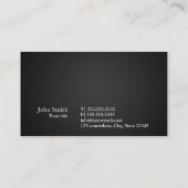 Carte De Visite Logo professionnel de marteau de bricoleur de (Dos)