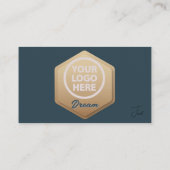 Carte De Visite Logo professionnel du code QR | Personnalité profe (Dos)