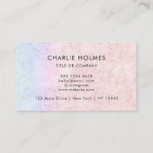 Carte De Visite Logo professionnel du code QR | Professionnel et m (Dos)