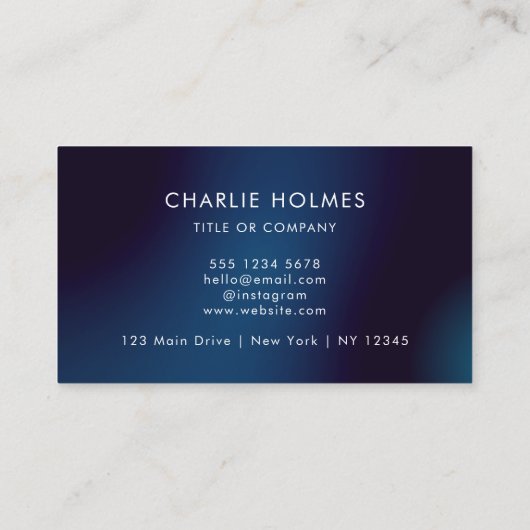 Carte De Visite Logo professionnel du code QR | Professionnel et m (Dos)