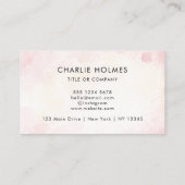 Carte De Visite Logo professionnel du code QR | Professionnel et m (Dos)