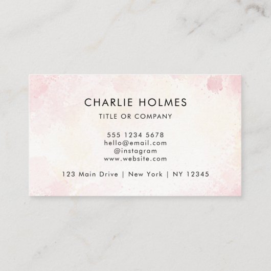 Carte De Visite Logo professionnel du code QR | Professionnel et m (Dos)