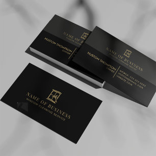 Carte De Visite Logo Professionnel du service de nettoyage de fenê