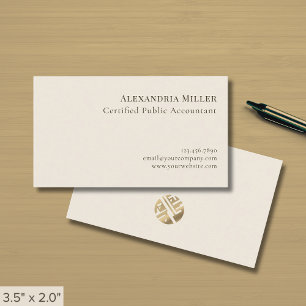 Carte De Visite Logo professionnel élégant