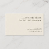 Carte De Visite Logo professionnel élégant (Devant)