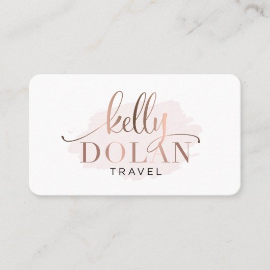 Carte De Visite Logo professionnel élégant Code QR (Devant)