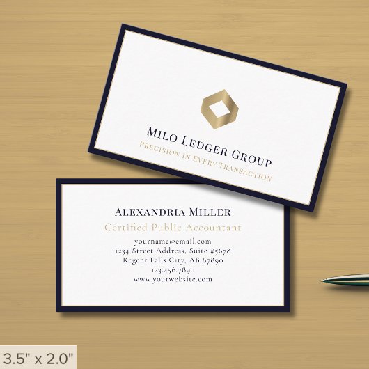 Carte De Visite Logo professionnel élégant de luxe