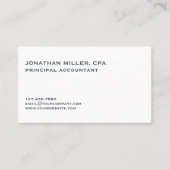 Carte De Visite Logo professionnel minimal simple (Devant)