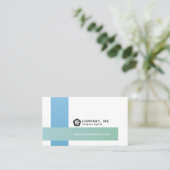Carte De Visite Logo professionnel moderne Abstrait générique (Debout devant)