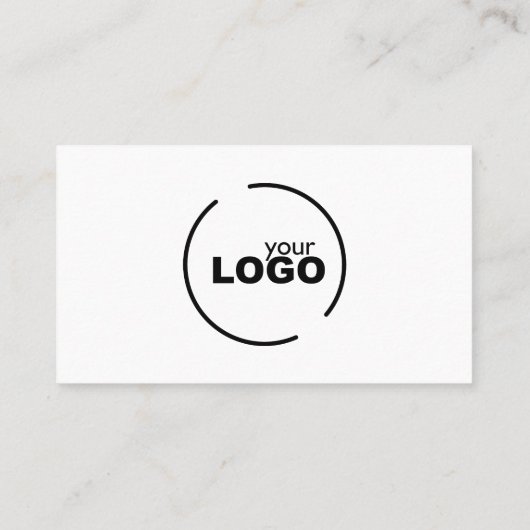 Carte De Visite Logo professionnel moderne Code QR (Dos)