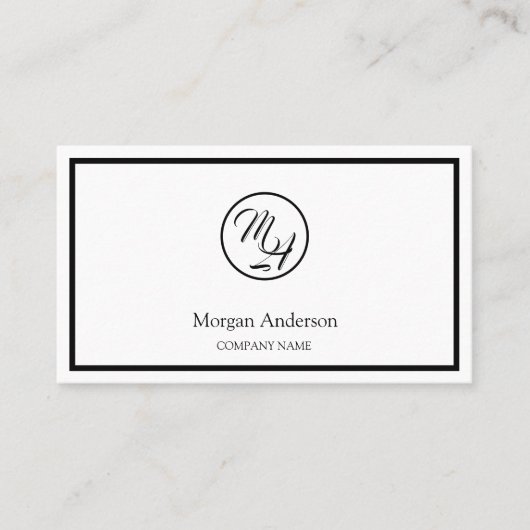 Carte De Visite Logo professionnel moderne de code QR (Devant)