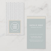 Carte De Visite Logo professionnel moderne Motif (Devant / Derrière)