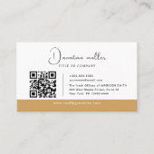 Carte De Visite Logo professionnel PRO QR Code (Devant)