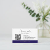 Carte De Visite Logo professionnel PRO QR Code (Debout devant)