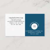 Carte De Visite Logo professionnel Psychologue & Conseiller (Devant)
