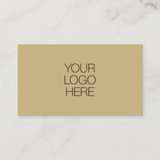 Carte De Visite Logo professionnel Tan Code QR Brown (Devant)