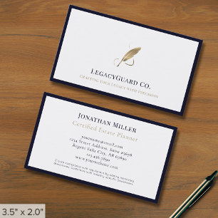 Carte De Visite Logo Quill Professionnel